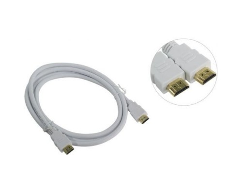 Aopen Кабель HDMI 19M/M ver 2.0, 1.8М, белый &lt;ACG711W-1.8M&gt;