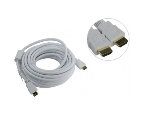 Aopen Кабель HDMI 19M/M ver 2.0, 10М, 2 фильтра, белый &lt;ACG711DW-10M&gt;