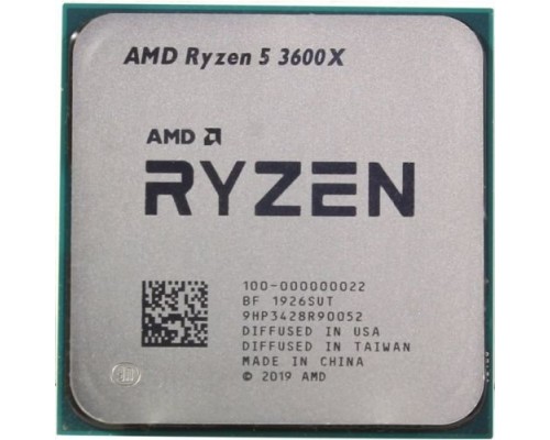 CPU AMD Ryzen 5 3600X OEM (100-000000022) 3.8GHz up to 4.4GHz/6x512Kb+32Mb, 6C/12T, Matisse, 7nm, 95W, unlocked, AM4