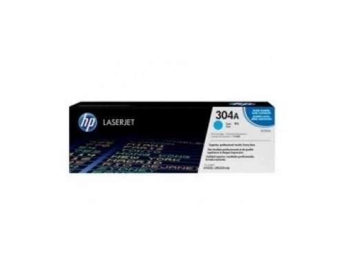HP Картридж CC531AC лазерный голубой (2800 стр) (белая корпоративная коробка)