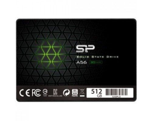 Silicon Power SSD 512Gb A56 SP512GBSS3A56A25 SATA3.0, 7mm