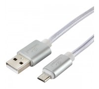 Cablexpert Кабель USB 2.0 CC-U-mUSB02S-1.8M	 AM/microB, серия Ultra, длина 1.8м, серебристый, блистер