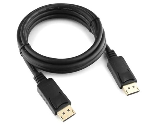 Кабель DisplayPort Cablexpert, v1.3, 2м, 20M/20M, черный, экран, пакет (CC-DP3-2M)