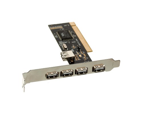 Exegate EX281227RUS Контроллер EXE-352 PCI v2.2, 4*USB2.0 ext. + 1*USB2.0 int., VIA Labs Chipset VT6212L