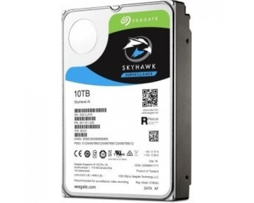 10TB Seagate SkyHawk (ST10000VE0008) SATA 6 Гбит/с, 7200 rpm, 256 mb buffer, для видеонаблюдения