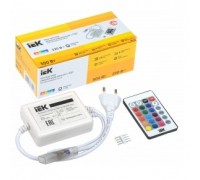 IEK LSC1-RGB-500-IR-20-220-B Контроллер с ПДУ ИК RGB 3 канала 220В 3А 500Вт
