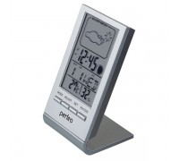 Perfeo Часы-метеостанция Angle, серебряный, (PF-S2092) время, температура, влажность, дата