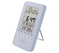 Perfeo Часы-метеостанция Window, белый, (PF-S002A) время, температура, влажность, дата