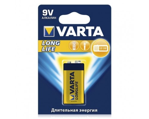 VARTA 6LR61/1BL LONGLIFE POWER 4922 (HIGH ENERGY) (1 шт. в уп-ке)
