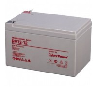 CyberPower Аккумуляторная батарея RV 12-12 12V/12Ah клемма F2, ДхШхВ 151х98х93мм, высота с клеммами 98, вес 4,2кг, срок службы 8 лет