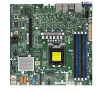 Supermicro MBD-X11SCM-F-(B) OEM Single socket H4, Dual GbE LAN with Intel i210-AT, 8 SATA3 (6Gbps) via C236; RAID 0, 1, 5, 10