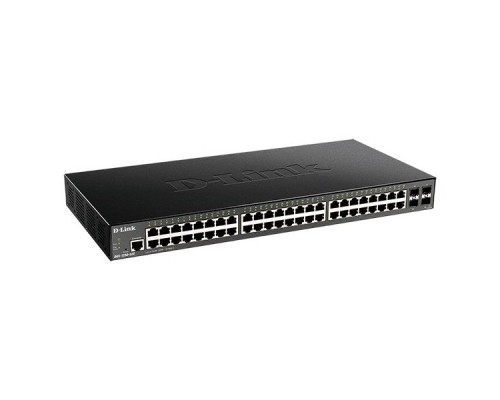 D-Link DGS-1250-52X/A1A Настраиваемый L2 коммутатор c 48 портами 10/100/1000Base-T и 4 портами 10GBase-X SFP+