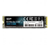 Silicon Power SSD 512Gb A60 SP512GBP34A60M28, M.2 2280, PCI-E x4, NVMe