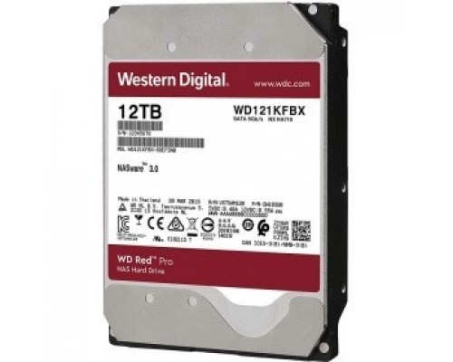 12TB WD Red Pro (WD121KFBX) Serial ATA III, 7200- rpm, 256Mb, 3.5
