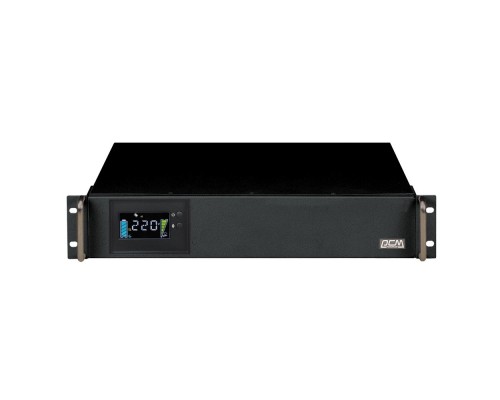 PowerCom King Pro RM KIN-3000AP LCD (3U) Line-Interactive, 3000VA/2400W, Rack, 6х С13, Serial+USB, SmartSlot, RS-232 (1152615)