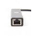 VCOM DH311A Кабель-концентратор USB 3.1 Type-Cm --&gt; RJ-45+3port USB3.0(f) Aluminum Shell VCOM DH311A 4895182246775
