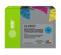 Картридж струйный Cactus CS-CB337 №141 многоцветный (9мл) для HP DJ D4263/D4363/D5360/DJ J5783/J6413