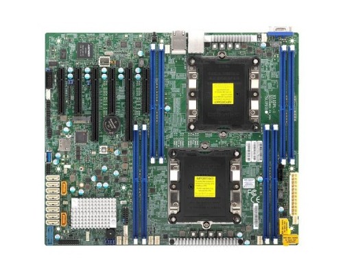 Supermicro MBD-X11DPL-I-B OEM 2 x P (LGA 3647), 8 DIMM slots, Intel C621 controller for 10 SATA3 (6 Gbps) ports; RAID 0,1,5,10; Dual LAN with LewisburgMarvell 88E1512 PHY