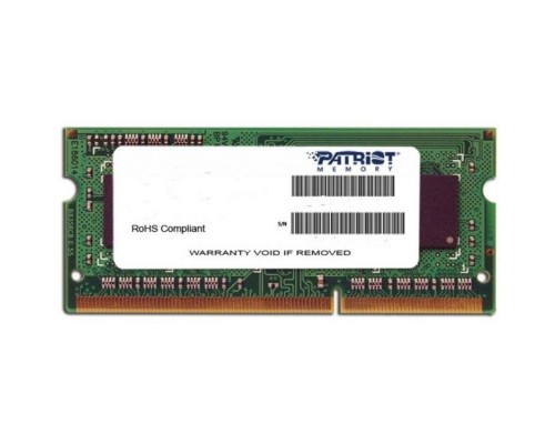 Память SO-DIMM DDR4 4Gb PC19200 2400MHz CL17 Patriot 1.2V (PSD44G240081S)