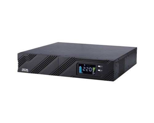 PowerCom Smart King Pro+ SPR-2000 LCD Line-Interactive, 2000VA / 1600W, Rack/Tower, 8xC13 + 1xC19, Serial+USB, SmartSlot (1152577)