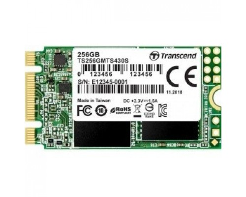 Transcend SSD 256GB M.2 TS256GMTS430S (22x42mm)