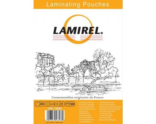 для ламинирования Lamirel, А4, 125мкм, 100 шт.