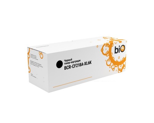 Bion BCR- CF218A-XL6K Картридж для HP Laserjet Pro M104a/104w/MFP M132a/130fn/130fw/132nw (6000 стр.), Черный, с чипом