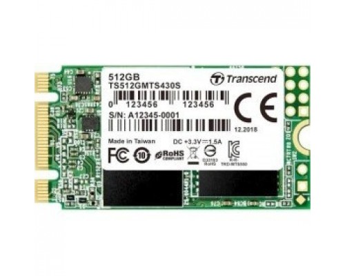 Transcend SSD 512GB M.2 TS512GMTS430S