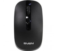 Беспроводная мышь Sven RX-260W чёрная (3+1кл. 800/1200/1600DPI, блист.)