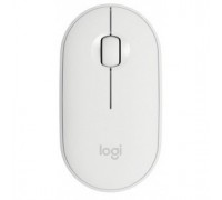 910-005716/910-005541 Logitech Pebble M350 белый оптическая (1000dpi) silent беспроводная BT USB для ноутбука (3but)