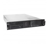 Exegate EX284960RUS Серверный корпус ExeGate Pro 2U650-08 &lt;RM 19, высота 2U, глубина 650, без БП, 2*USB&gt;