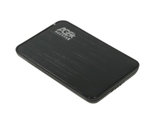 AgeStar 3UB2A8-6G SATA III Внешний корпус для HDD/SSD пластик/алюминий черный 2.5