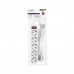 CBR Сетевой фильтр CSF 2505-5.0 White PC, 5 евророзеток, длина кабеля 5 метров, цвет белый (пакет)