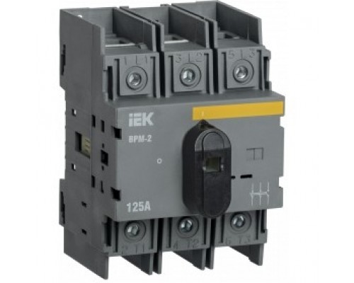 Iek MVR20-3-125 Выключатель-разъединитель модульный ВРМ-2 3P 125А