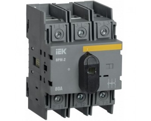 Iek MVR20-3-080 Выключатель-разъединитель модульный ВРМ-2 3P 80А