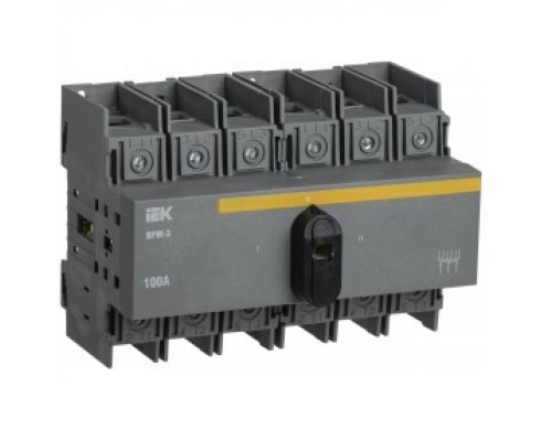 Iek MVR30-3-100 Выключатель-разъединитель модульный на 2 направления ВРМ-3 3P 100А