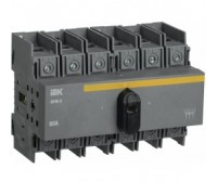 Iek MVR30-3-080 Выключатель-разъединитель модульный на 2 направления ВРМ-3 3P 80А