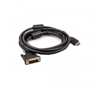 VCOM CG484GD-3M Кабель HDMI AM/DVI(24+1)M, 3м, CU, 1080P@60Hz, 2F, VCOM &lt;CG484G-3M&gt;