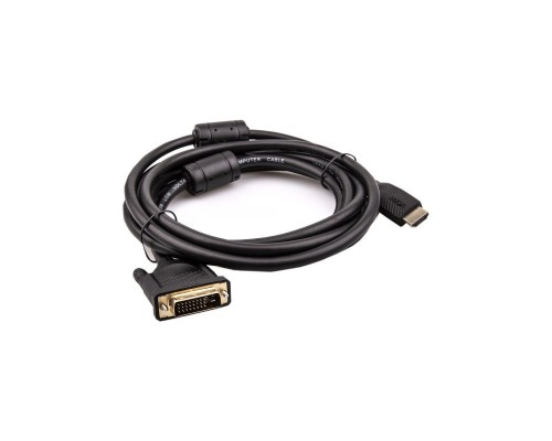VCOM CG484GD-3M Кабель HDMI AM/DVI(24+1)M, 3м, CU, 1080P@60Hz, 2F, VCOM &lt;CG484G-3M&gt;
