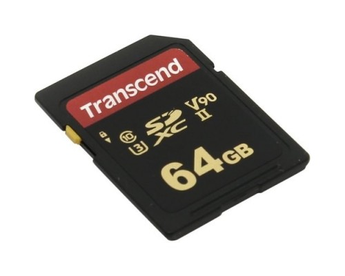SecureDigital 64GB Transcend UHS-II U3 Class 10 V90 SDXC/SDHC MLC R/W 285/180MB/s TS64GSDC700S