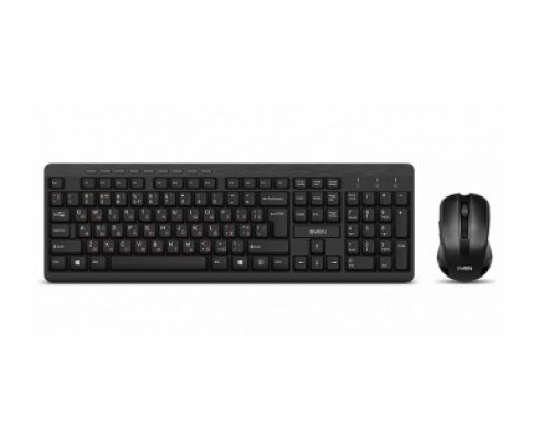 Беспроводной набор клавиатура + мышь Sven KB-C3400W (2,4 GHz, 104+9кл, 800-1600DPI)