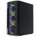 Powercase CMIXB-L4 Mistral X4 Mesh LED, Tempered Glass, 4x 120mm fan, чёрный, ATX (CMIXB-L4)