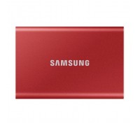 Накопитель SSD Samsung 1TB T7 Touch, USB Type-C, R/W 1000/1050MB/s, Red MU-PC1T0R/WW