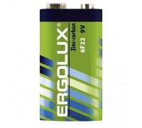 Ergolux 6F22 SR1 (6F22SR1, батарейка,9В) (1 шт. в уп-ке)