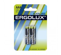 Ergolux LR03 Alkaline BL-2 (LR03 BL-2, батарейка,1.5В) (2 шт. в уп-ке)