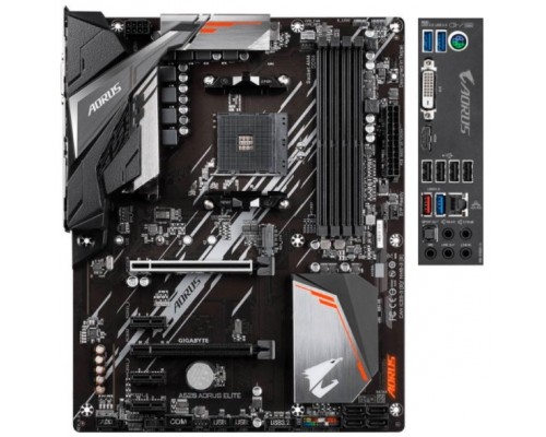 Gigabyte A520 AORUS ELITE Soc-AM4 AMD A520 4xDDR4 ATX AC`97 8ch(7.1) GbLAN RAID+DVI+HDMI