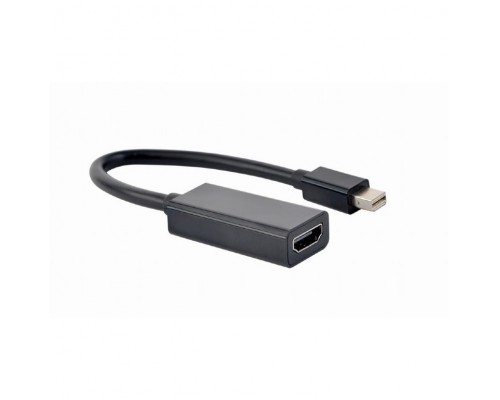 Cablexpert Переходник miniDisplayPort -&gt; HDMI,4K, 20M/19F, кабель 15см, черный (A-mDPM-HDMIF4K-01)