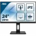 LCD AOC 23.8 24P2Q Black с поворотом экрана IPS 1920x1080 75Hz 4 ms 178/178 250cd DVI HDMI DisplayPort 1.2 4xUSB3.2 MM