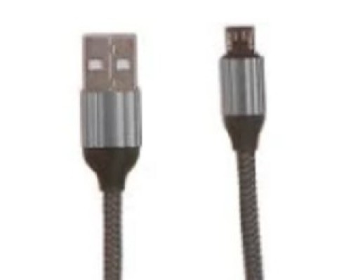 LDNIO LD_B4571 LS432/ USB кабель Micro/ 2m/ 2.4A/ медь: 120 жил/ Нейлоновая оплетка/ Gray