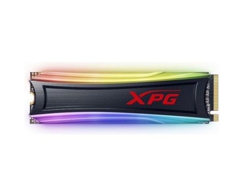 A-DATA M.2 2280 2TB XPG SPECTRIX S40G RGB AS40G-2TT-C PCIe Gen3x4 with NVMe,3D TLC, Customizable RGB lighting, Heatsink AS40G-2TT-C